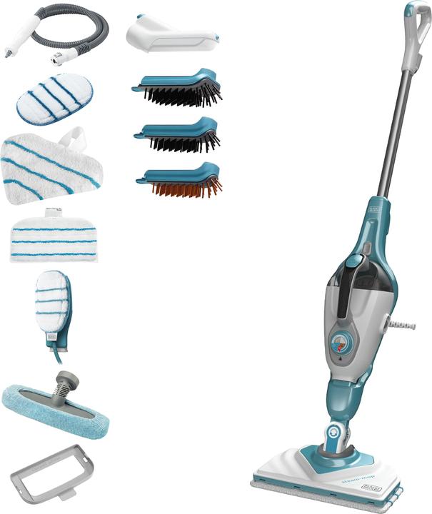 Immagine prodotto Black & Decker Mocio a vapore 2 in 1 da 1600 W (1600 W)