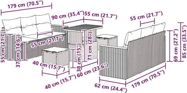 Produktbild vidaXL Banks
