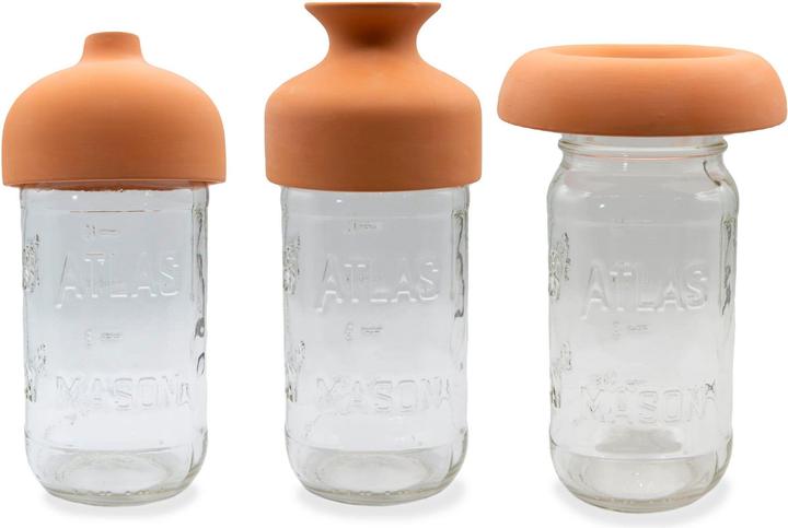 Produktbild Kikkerland Terracotta Collars (3x)