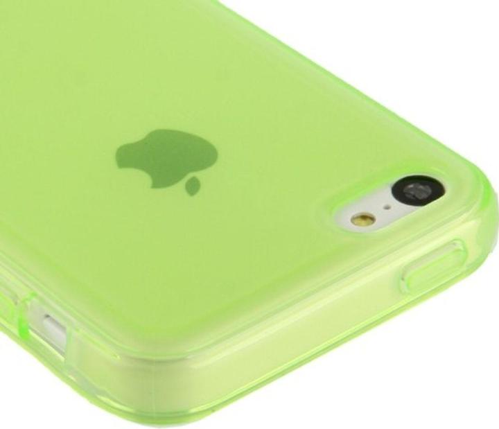 Actual product image König Design Protective cover TPU Case for mobile Apple iPhone 5C Green (Apple iPhone 5c)