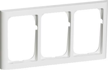 Produktbild LK FUGA SOFTLINE 63 Rahmen 3 x 1½ Modul, Weiss- In Tasche für DIY