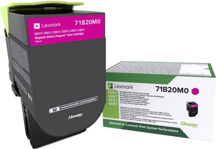 Actual product image Lexmark 71b20m0 (M)
