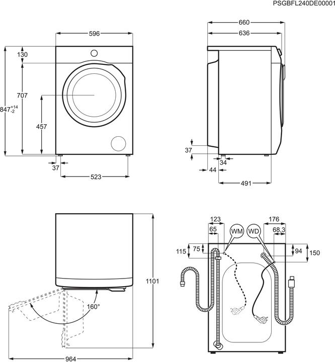 Produktbild Electrolux EWI742LX6U 700 SteamCare Tumble Dryer