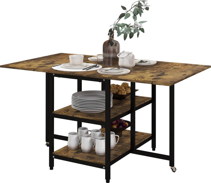 Homcom Klappesszimmertisch (140 x 80 x 75 cm)