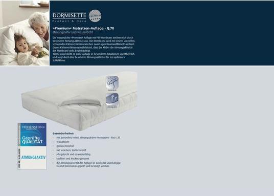 Produktbild Dormisette Matratzenauflage Premium (140 x 200 cm)