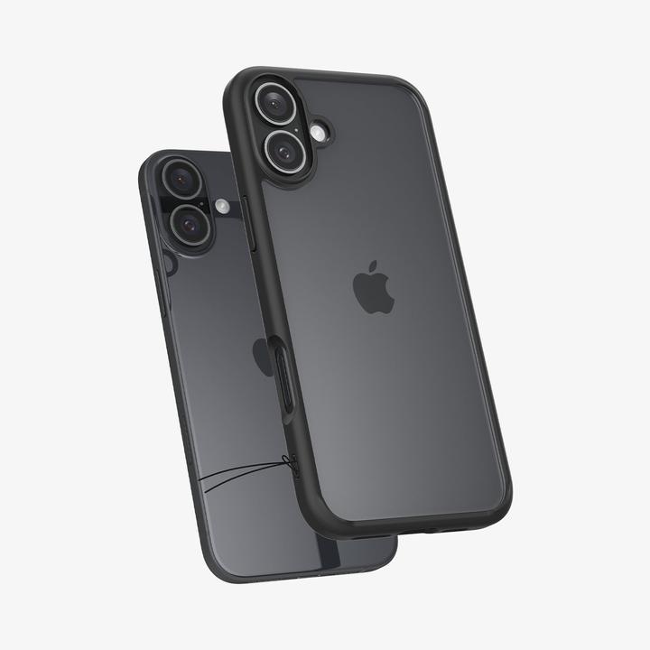 Produktbild Spigen Ultra Hybrid iPhone 16 matte black/czarny ACS08201 (Apple iPhone 16)