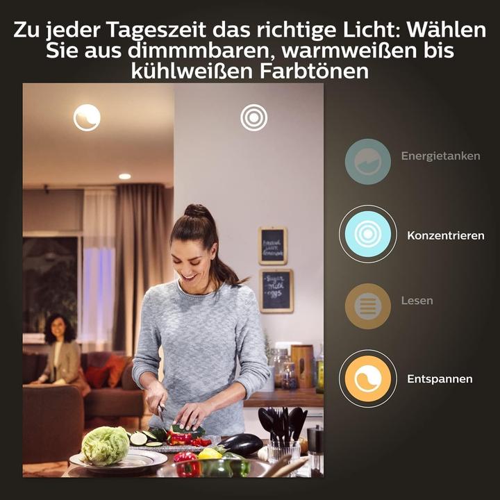 Actual product image Philips Hue White & Color Ambiance BT (E27, 806 lm, 4 x)