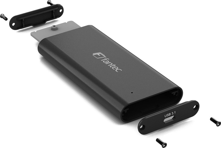 Actual product image Fantec NVMe31 SSD Enclosure USB 3.1 (M.2 2280)