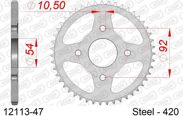 Image du produit Afam 420 47 dents (47)