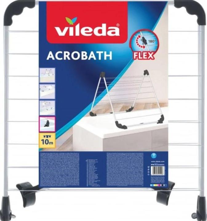 Actual product image Vileda Acrobath pluggable rack