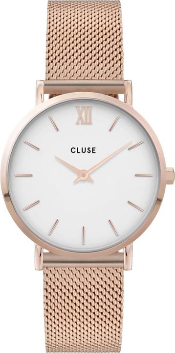 Actual product image Cluse Minuit Mesh Rosé (Analogue wristwatch, 33 mm)