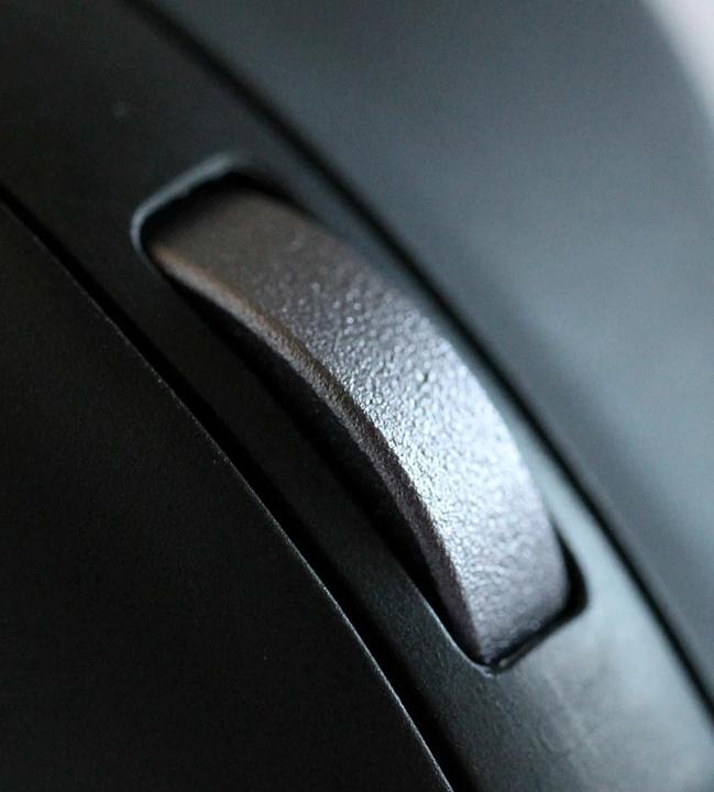 Actual product image Matias ergonomic mouse Mac PBT USB-C (4 buttons wheel) Black (Cable)