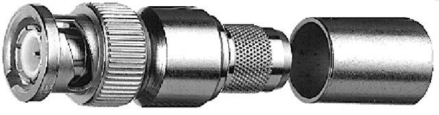 Image du produit Telegärtner Connecteur de câble BNC Crimp G37 50 Ohm, crimp/crimp, Professional, A3326, G37 (2.7/7.25)