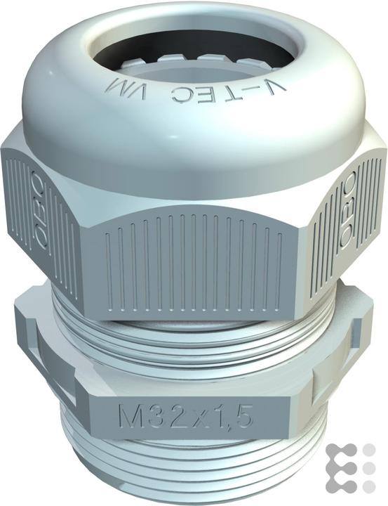 OBO Bettermann Pressacavo V-TEC VM M40 grigio chiaro