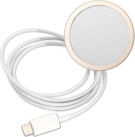 Actual product image Guess Zestaw GUBPP14SH4EACSP Case+ Charger iPhone 14 6.1" różowy/pink hard case 4G Print MagSafe (Apple iPhone 14, Apple iPhone 13, Apple iPhone 14 Pro Max)