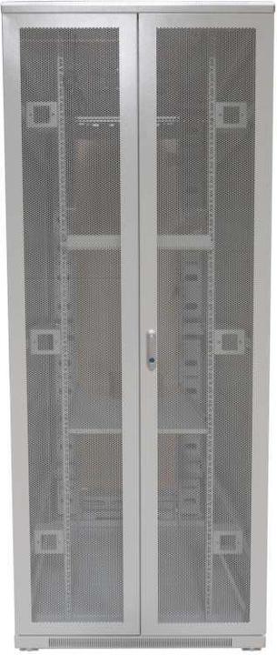 Image du produit Allnet 19 Armoire 22U L800 / P1200mm *gris clair* SNB-Série portes en tôle perforée (22 HE, Rack 19 pouces)