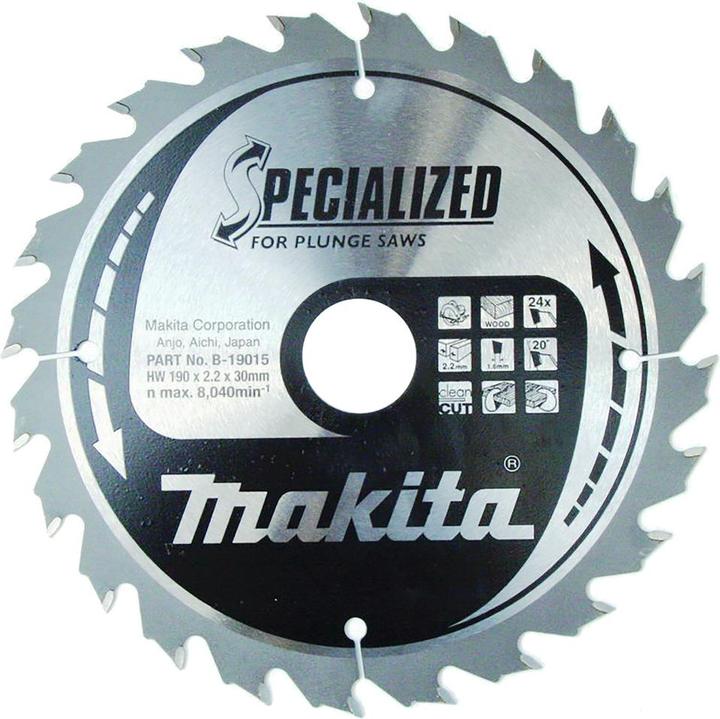 Immagine prodotto Makita B-19015 Lama per sega circolare per legno (sega a tuffo)