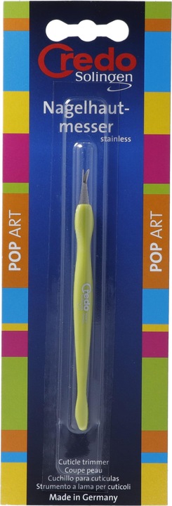 Produktbild Credo Nagelhautmesser Pop Art rostfrei