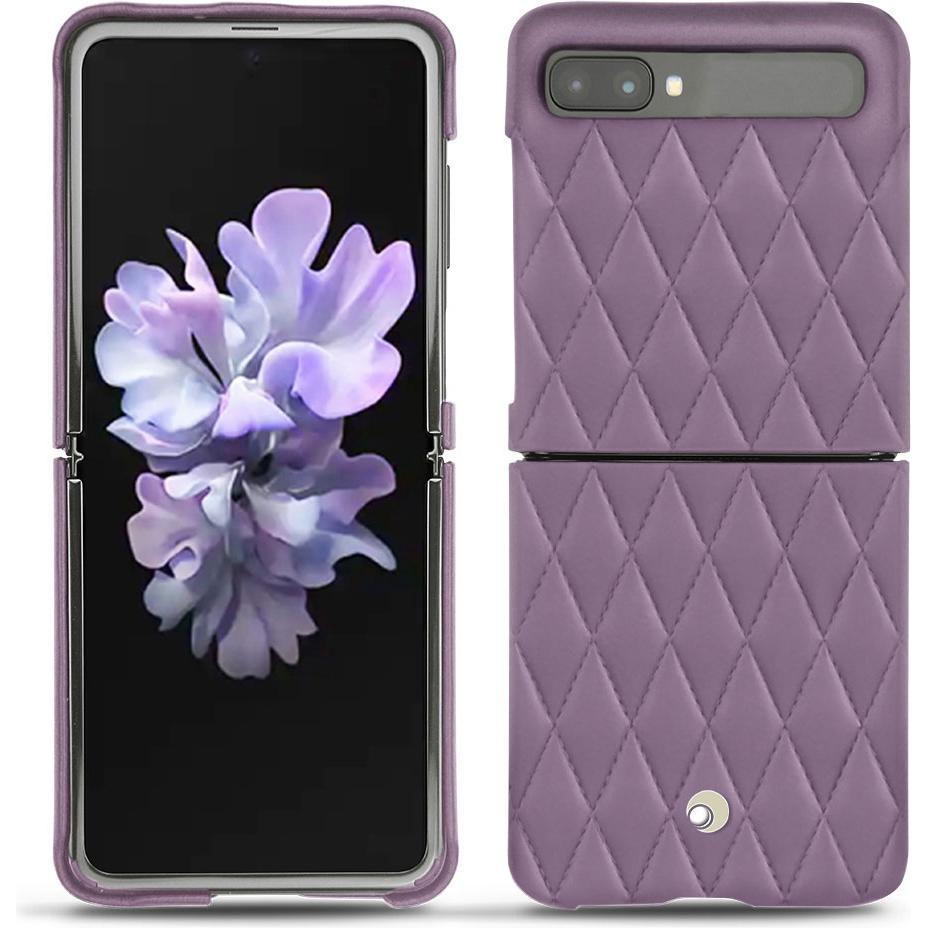 Thumbnail - Noreve Lederschutzhülle (Samsung Galaxy Z Flip), Smartphone Hülle, Violett
