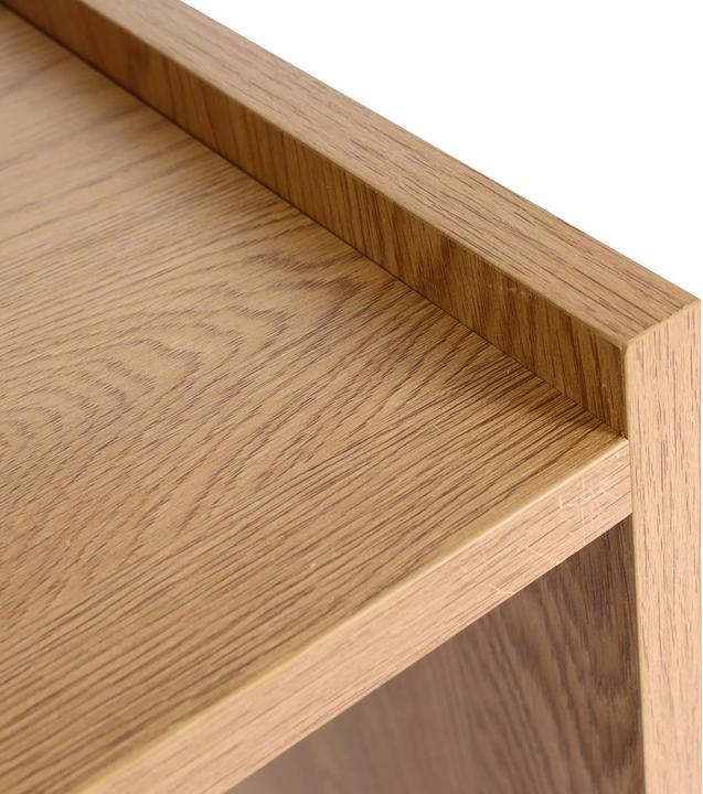 Image du produit Swisshandel24 Bureau HWC-J78, table d'ordinateur, table de travail, tiroir, 78x121x60cm aspect chêne (121 x 60 x 78 cm)