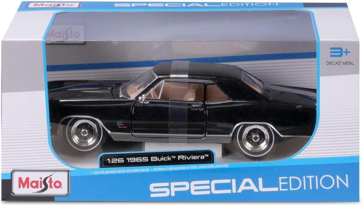Actual product image Maisto Buick Riviera 1965 1/24 black