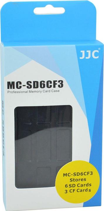 Actual product image JJC MC SD6CF3 Multi Card Case
