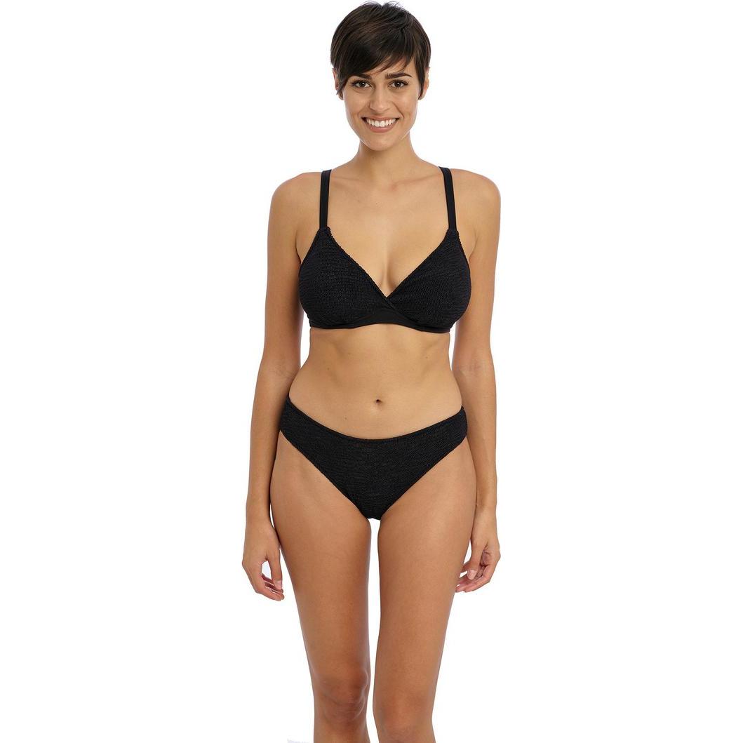 Thumbnail - Freya, BH, plunge-bh mit bügel ibiza waves, Schwarz, (95 E)