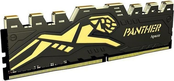 Apacer DDR4 - 8GB - 3200 - CL - 16 - Single Panther Golden (1 x 8GB, 3200 MHz, DDR4-RAM, DIMM)
