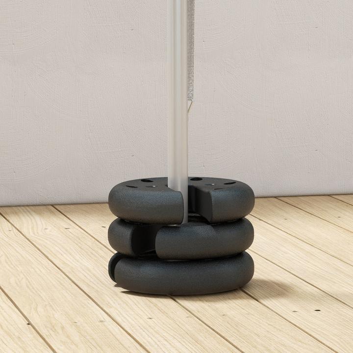 Immagine prodotto Outsunny Pesi aggiuntivi per il padiglione pieghevole (20 cm, 20 cm)