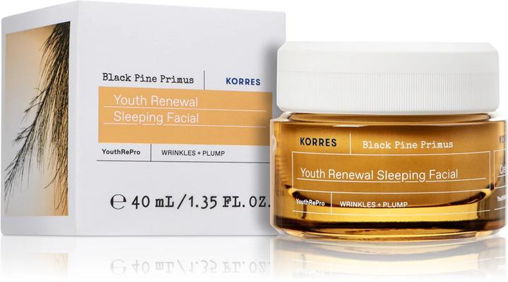 Actual product image Korres Black Pine Primus renewing night cream against wrinkles (40 ml, Night cream)