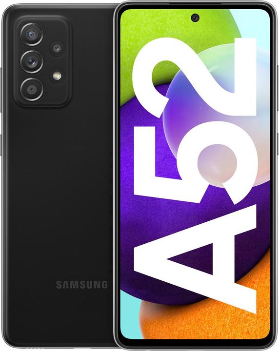 Produktbild Samsung Galaxy A52 EE Enterprise Edition EU (128 GB, Awesome Black, 6.50", Dual SIM, 4G)