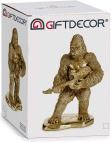 Image du produit Giftdecor gorille de guitare doré