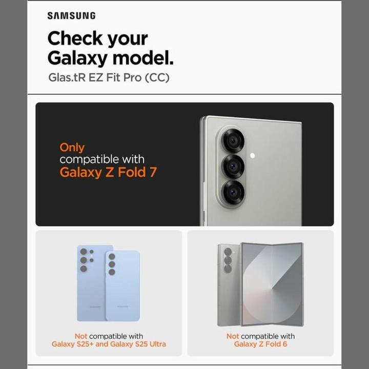 Produktbild Spigen Glas.tR Ez Fit Pro (1 Stk., Samsung Galaxy Z Fold7)
