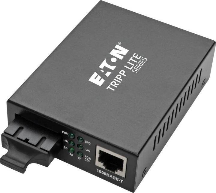 Produktbild Eaton Gigabit Multimode Fiber to Ethernet Media Converter 10/100/1000 SC International Pow