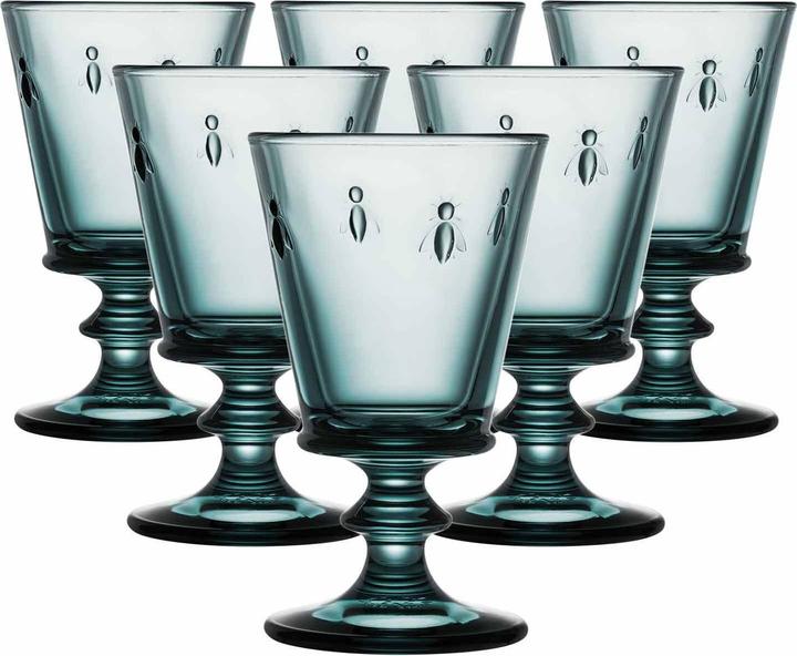 La Rochère 24 cl - Glas - Blå (24 cl, 6 Gläser, Weissweingläser)