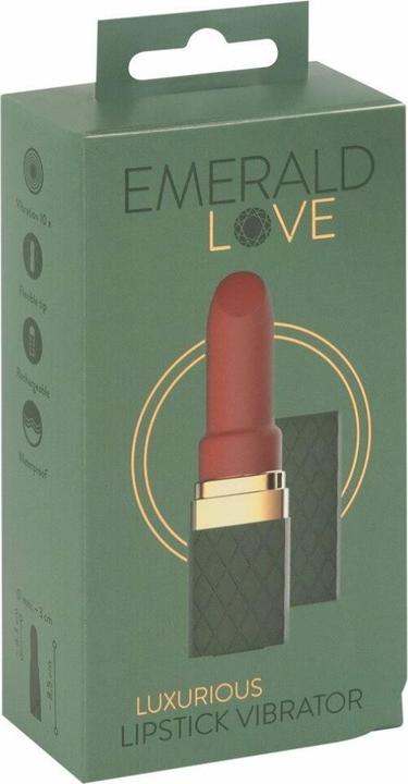 Actual product image Emerald Love Luxurious Lipstick Vibrator
