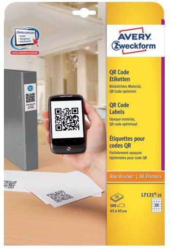 Produktbild Avery QR-Code-Etiketten