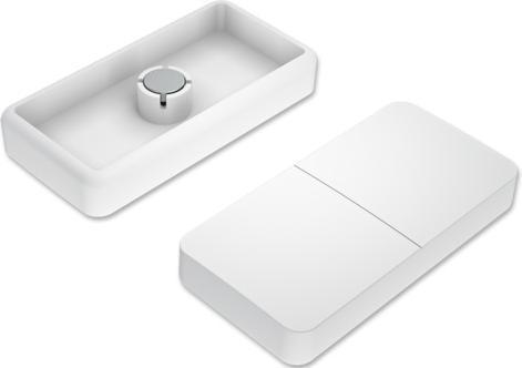 Actual product image L&S Blindcover für Montageplatte weiss