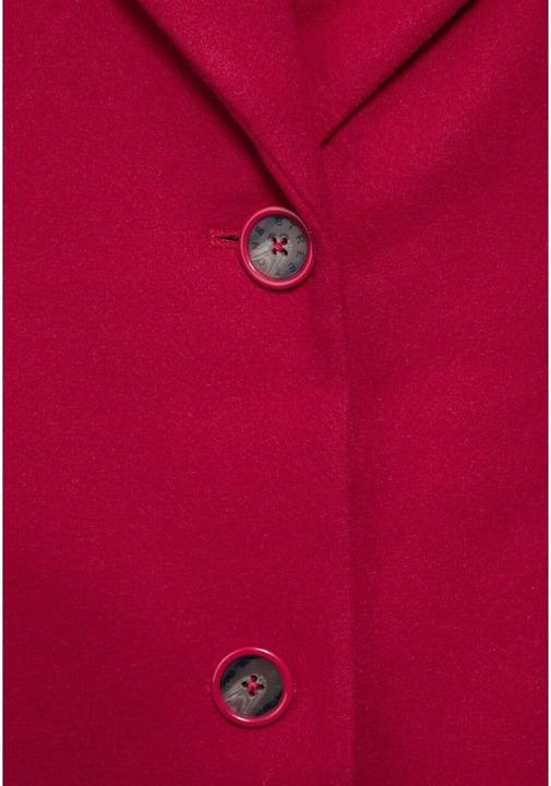 Actual product image Street One Women's Reversible Collar Button Front Coat with Side Pockets