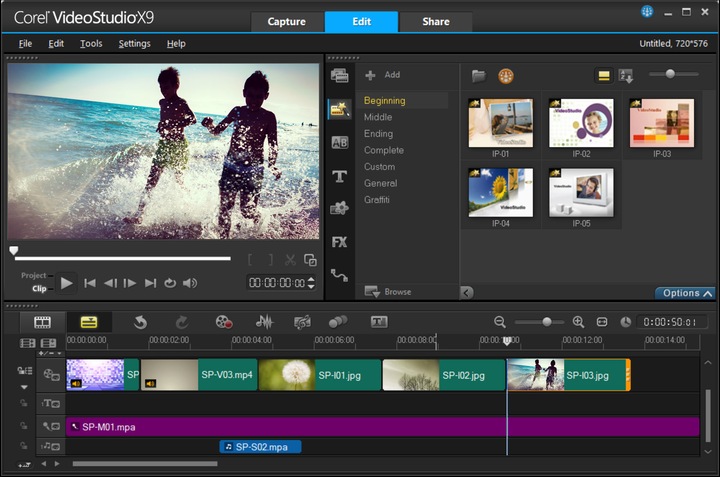 Actual product image Corel VideoStudio Pro X9 (1 User)