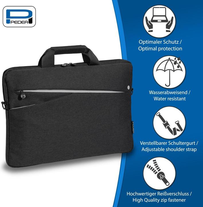 Produktbild Pedea Fashion Notebook Tasche 33,8cm 13,3Zoll schwarz (13.30", Universal)