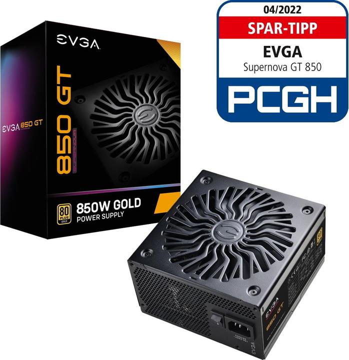 Produktbild EVGA SuperNOVA 850 GT (850 W)