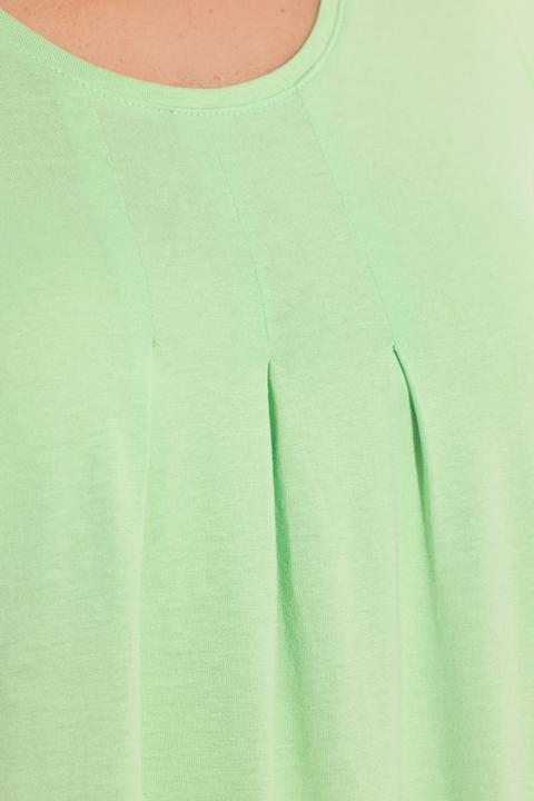 Actual product image Ulla Popken Essential Front Pleat Tee (46, 48)