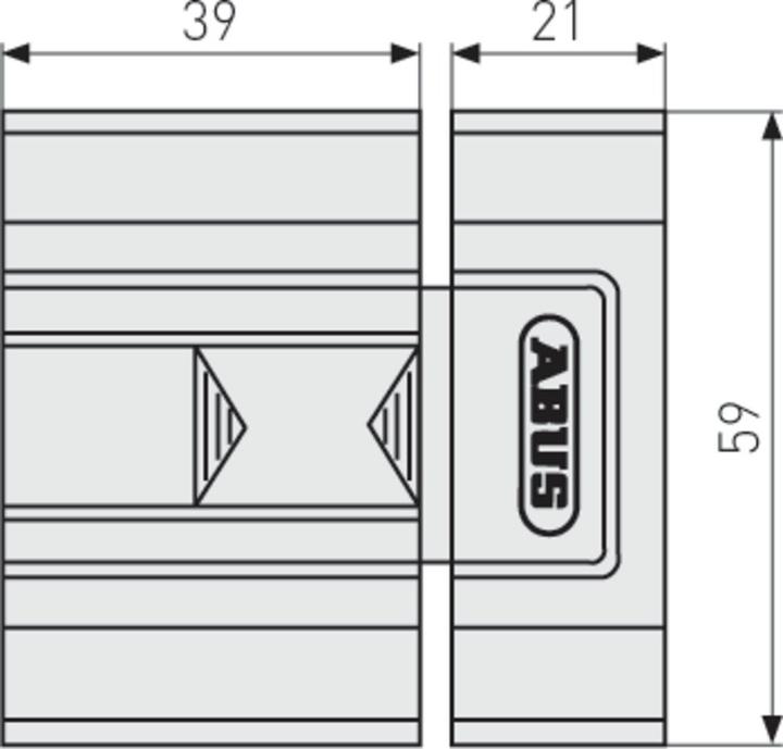 Produktbild Abus Türriegel SR 30