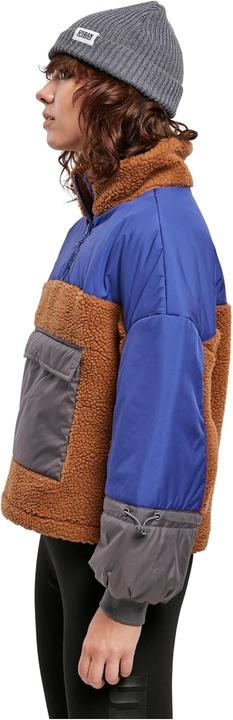 Produktbild Urban Classics Ladies Sherpa 3-Tone Pull Over Jacket (5XL)