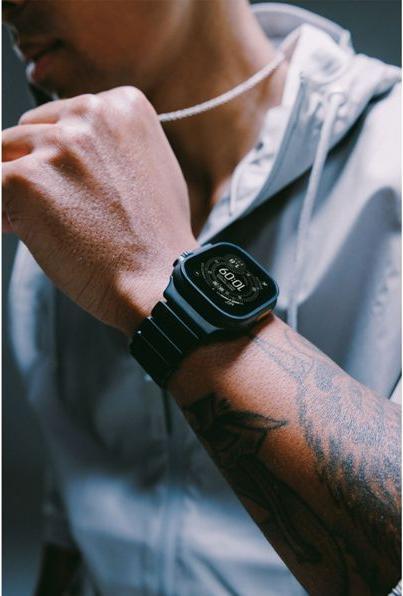 Productafbeelding Nomad Spartan Band Black Titanium Black 49mm (Titanium, Titanium)