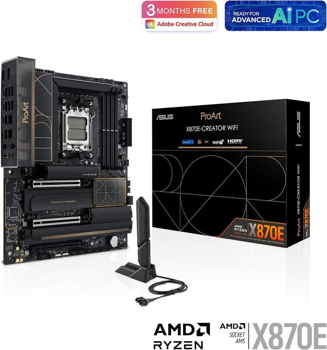 Produktbild ASUS ProArt X870E-CREATOR WIFI (AM5, AMD X870E, ATX)