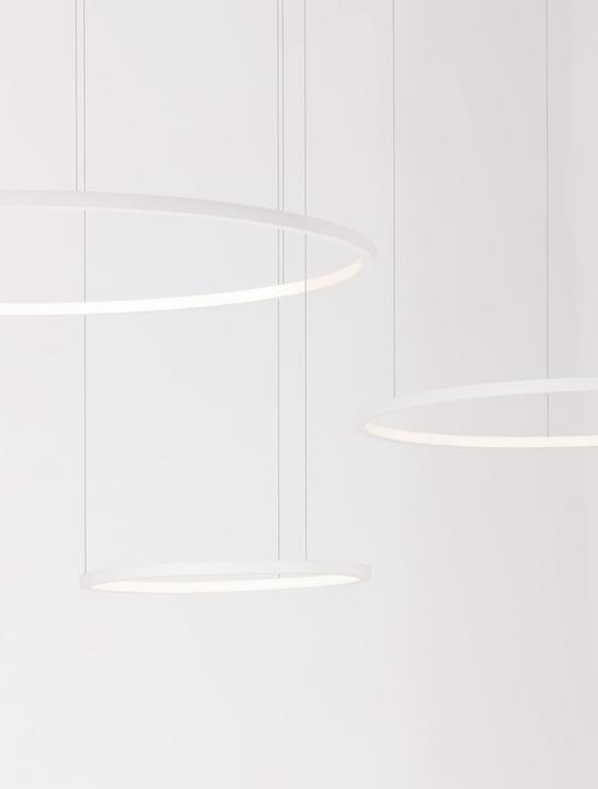 Actual product image Nova Luce PURPLE LED pendant light white 80W warm white 150x130cm dimmable 9210313