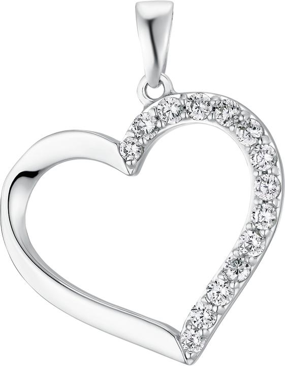Immagine prodotto Amor Per le signore, Cuore in argento sterling 925 con zirconi (Argento 925)