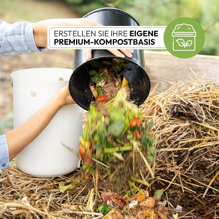 Produktbild Skaza Compostemmer Organko 2.0 25 X 23,4 X 32,8 Cm Pp Beige (9.60 l)